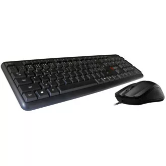 C-TECH klávesnice KB-102 USB, slim, black, CZ/SK C-TECH klávesnice KB-102 USB, slim, black, CZ/SK