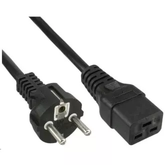 PremiumCord kabel síťový k počítači 230V 16A 3m IEC 320 C19 konektor PremiumCord kabel síťový k počítači 230V 16A 3m IEC 320 C19 konektor