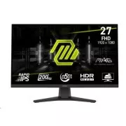 MSI LCD MAG 272F, 27", IPS, FHD, 200Hz, 0, 5ms, Black