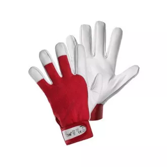 Kombinované rukavice TECHNIK, červeno-bílé, vel. 07 Kombinované rukavice TECHNIK, červeno-bílé, vel. 07