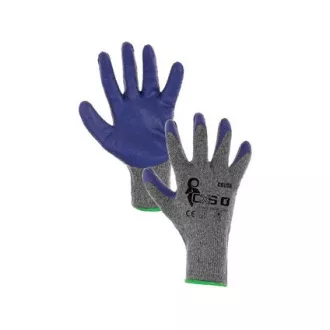 Rukavice CXS COLCA, máčené v latexu, šedo - modrá, vel. 8 Rukavice CXS COLCA, máčené v latexu, šedo - modrá, vel. 8