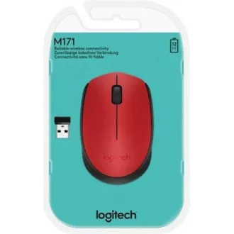 Logitech Wireless Mouse M171, red Logitech Wireless Mouse M171, red