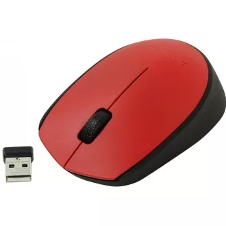 Logitech Wireless Mouse M171, red Logitech Wireless Mouse M171, red