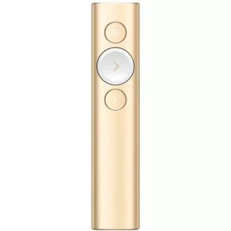 Logitech prezentér Spotlight, Bezdrátový, Bluetooth, zlatá Logitech prezentér Spotlight, Bezdrátový, Bluetooth, zlatá