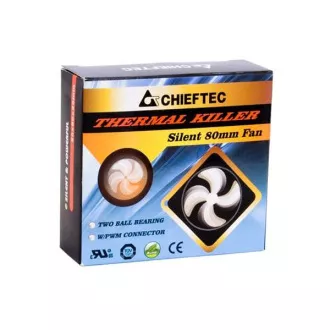 CHIEFTEC větrák AF-0825PWM, 80x80x25 mm, PWM CHIEFTEC větrák AF-0825PWM, 80x80x25 mm, PWM