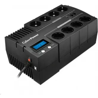 CyberPower BRICs Series II SOHO LCD UPS 700VA/420W, české zásuvky CyberPower BRICs Series II SOHO LCD UPS 700VA/420W, české zásuvky