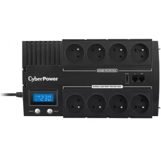 CyberPower BRICs Series II SOHO LCD UPS 700VA/420W, české zásuvky CyberPower BRICs Series II SOHO LCD UPS 700VA/420W, české zásuvky