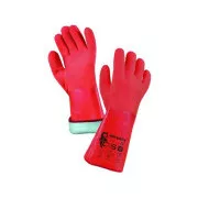 Rukavice CXS ZARO WINTER, zimní, máčené v PVC, oranžové, vel. 11