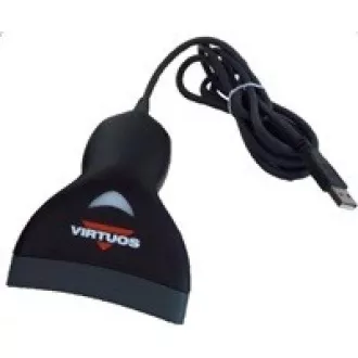 Virtuos CCD čtečka HT-10, USB (klávesnice/RS232 emulace), černá Virtuos CCD čtečka HT-10, USB (klávesnice/RS232 emulace), černá