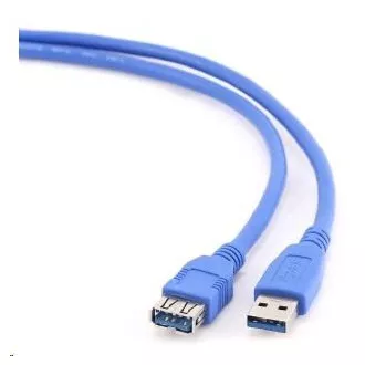GEMBIRD Kabel USB 3.0 A-A prodlužovací 1, 8m (modrý)