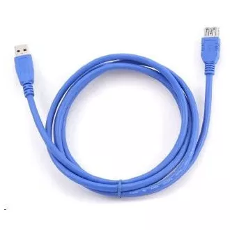 GEMBIRD Kabel USB 3.0 A-A prodlužovací 1, 8m (modrý)