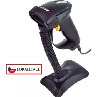 Virtuos CCD čtečka HT-310A s dlouhým dosahem, USB (klávesnice/RS232), stojánek, černá Virtuos CCD čtečka HT-310A s dlouhým dosahem, USB (klávesnice/RS232), stojánek, černá
