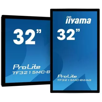 Iiyama ProLite TF3215MC-B2AG, 24/7, 80cm (31, 5\'\'), Projected Capacitive, Full HD, kit (USB), black Iiyama ProLite TF3215MC-B2AG, 24/7, 80cm (31, 5\'\'), Projected Capacitive, Full HD, kit (USB), black
