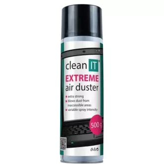 CLEAN IT Stlačený vzduch EXTREME 500g, NEHOŘLAVÝ