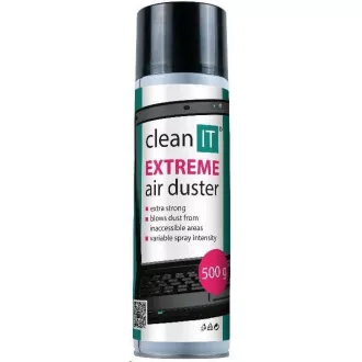CLEAN IT Stlačený vzduch EXTREME 500g, NEHOŘLAVÝ