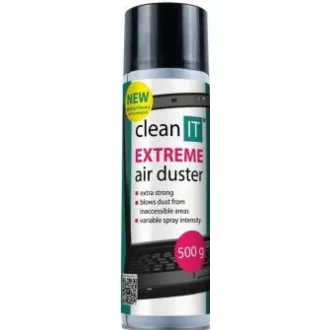 CLEAN IT Stlačený vzduch EXTREME 500g, NEHOŘLAVÝ