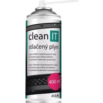 CLEAN IT Stlačený vzduch 400ml (náhrada za CL-1)