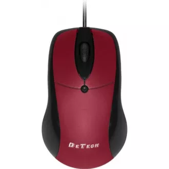 CONNECT IT "MUTE" bezdrátová optická tichá myš, USB, (+ 1x AA baterie zdarma), červená CONNECT IT "MUTE" bezdrátová optická tichá myš, USB, (+ 1x AA baterie zdarma), červená