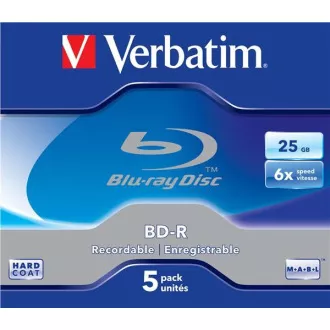 VERBATIM BD-R SL(5-pack)Blu-Ray/Jewel/6x/25GB VERBATIM BD-R SL(5-pack)Blu-Ray/Jewel/6x/25GB