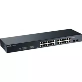 Zyxel GS1900-24 v2 26-port Gigabit Web Smart switch, 24x gigabit RJ45, 2x SFP, fanless Zyxel GS1900-24 v2 26-port Gigabit Web Smart switch, 24x gigabit RJ45, 2x SFP, fanless