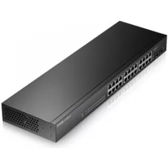 Zyxel GS1900-24 v2 26-port Gigabit Web Smart switch, 24x gigabit RJ45, 2x SFP, fanless Zyxel GS1900-24 v2 26-port Gigabit Web Smart switch, 24x gigabit RJ45, 2x SFP, fanless