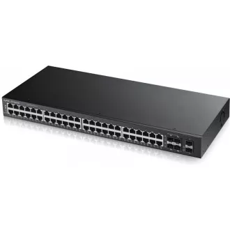 Zyxel GS1920-48v2 50-port Gigabit WebManaged Switch, 44x gigabit RJ45, 4x gigabit RJ45/SFP, 2x SFP