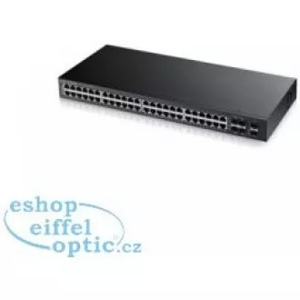 Zyxel GS1920-48v2 50-port Gigabit WebManaged Switch, 44x gigabit RJ45, 4x gigabit RJ45/SFP, 2x SFP