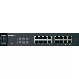 Zyxel GS1100-16 v3 16-port Gigabit Ethernet Switch, fanless
