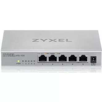 Zyxel MG-105 5-port 2, 5Gigabit Ethernet Desktop Switch Zyxel MG-105 5-port 2, 5Gigabit Ethernet Desktop Switch