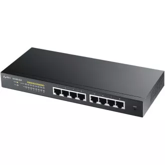 Zyxel GS1900-8HP v3 8-port Desktop Gigabit Web Smart PoE switch: 8x Gigabit metal, IPv6, PoE budget 70W, fanless Zyxel GS1900-8HP v3 8-port Desktop Gigabit Web Smart PoE switch: 8x Gigabit metal, IPv6, PoE budget 70W, fanless