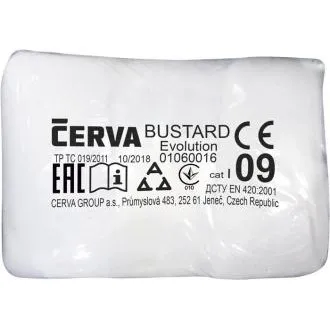 BUSTARD EVO VAM rukavice+PVC terč bílá 8 BUSTARD EVO VAM rukavice+PVC terč bílá 8