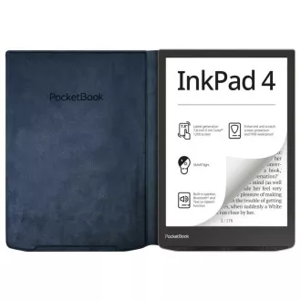 POCKETBOOK pouzdro Charge pro InkPad Color3, InkPad 4, noční modrá POCKETBOOK pouzdro Charge pro InkPad Color3, InkPad 4, noční modrá