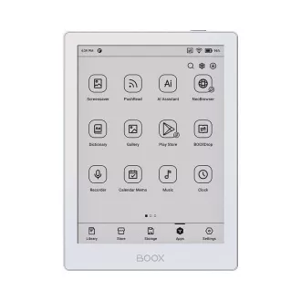 E-book ONYX BOOX GO 6, bílá, 6" Carta 1300, 32GB, Bluetooth, Android 11, E-ink displej E-book ONYX BOOX GO 6, bílá, 6" Carta 1300, 32GB, Bluetooth, Android 11, E-ink displej
