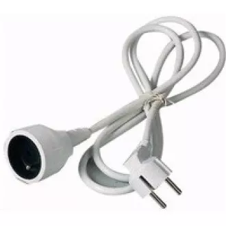 PREMIUMCORD Prodlužovací přívod 230V 7m, 1 zásuvka (M/F) bílá PREMIUMCORD Prodlužovací přívod 230V 7m, 1 zásuvka (M/F) bílá