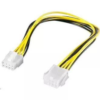 PREMIUMCORD Kabel napájecí interní 8pin, prodloužení 28cm PREMIUMCORD Kabel napájecí interní 8pin, prodloužení 28cm