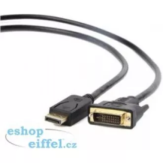 GEMBIRD Kabel DisplayPort - DVI propojovací 1, 8m (M/M) GEMBIRD Kabel DisplayPort - DVI propojovací 1, 8m (M/M)