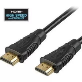 PREMIUMCORD Kabel HDMI 2m High Speed + Ethernet (v1.4), zlacené konektory PREMIUMCORD Kabel HDMI 2m High Speed + Ethernet (v1.4), zlacené konektory