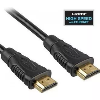 PREMIUMCORD Kabel HDMI 2m High Speed + Ethernet (v1.4), zlacené konektory PREMIUMCORD Kabel HDMI 2m High Speed + Ethernet (v1.4), zlacené konektory