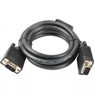 PREMIUMCORD Kabel VGA propojovací 15m HQ (HD15M/M, DDC2, 3x Coax + 8 žil, feritová jádra) PREMIUMCORD Kabel VGA propojovací 15m HQ (HD15M/M, DDC2, 3x Coax + 8 žil, feritová jádra)