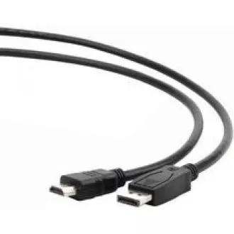 GEMBIRD Kabel propojovací DisplayPort - HDMI 1m (M/M) GEMBIRD Kabel propojovací DisplayPort - HDMI 1m (M/M)