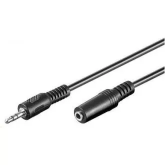 PREMIUMCORD Kabel audio 3, 5mm Jack - Jack prodlužovací 5m (M/F, stereo) PREMIUMCORD Kabel audio 3, 5mm Jack - Jack prodlužovací 5m (M/F, stereo)