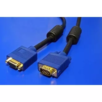 PREMIUMCORD Kabel VGA prodlužovací 5m (HD15M/F, dvojité stínění, feritová jádra) PREMIUMCORD Kabel VGA prodlužovací 5m (HD15M/F, dvojité stínění, feritová jádra)