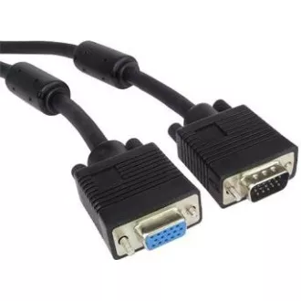 PREMIUMCORD Kabel VGA prodlužovací 5m (HD15M/F, dvojité stínění, feritová jádra) PREMIUMCORD Kabel VGA prodlužovací 5m (HD15M/F, dvojité stínění, feritová jádra)