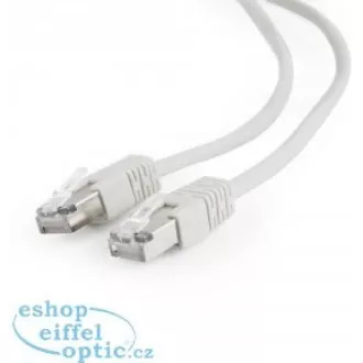 GEMBIRD kabel patchcord Cat5e stíněný FTP 0, 5m, šedý GEMBIRD kabel patchcord Cat5e stíněný FTP 0, 5m, šedý