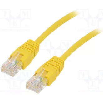 GEMBIRD kabel patchcord Cat5e UTP 2m, žlutý GEMBIRD kabel patchcord Cat5e UTP 2m, žlutý