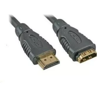 PREMIUMCORD Kabel prodlužovací HDMI - HDMI 2m, zlacené konektory