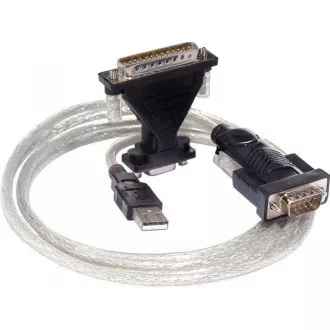 PREMIUMCORD Kabel adaptér USB - sériový port (COM, RS232, redukce) PREMIUMCORD Kabel adaptér USB - sériový port (COM, RS232, redukce)