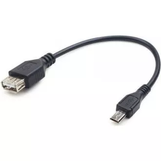 GEMBIRD Kabel USB 2.0 A-Micro B, OTG, 15cm (F/M, pro tablety a smartphone) GEMBIRD Kabel USB 2.0 A-Micro B, OTG, 15cm (F/M, pro tablety a smartphone)