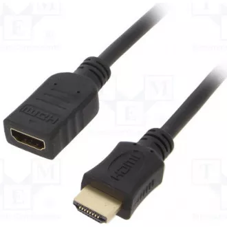 GEMBIRD Kabel prodlužovací HDMI - HDMI 1, 8m (zlacené konektory, stíněný) GEMBIRD Kabel prodlužovací HDMI - HDMI 1, 8m (zlacené konektory, stíněný)