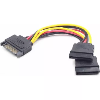 GEMBIRD Kabel SATA napájecí rozdvojka 2x SATA, 15cm GEMBIRD Kabel SATA napájecí rozdvojka 2x SATA, 15cm
